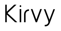 Kirvy font