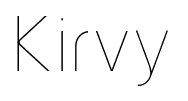 Kirvy font