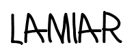 Lamiar font