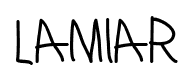 Lamiar font