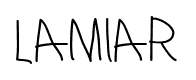 Lamiar font