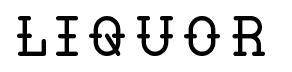 Liquor font