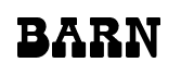 Barn font