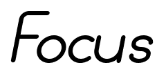 Focus font