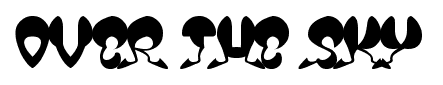 OVER THE SKY font