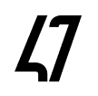 47 font