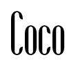 Coco font