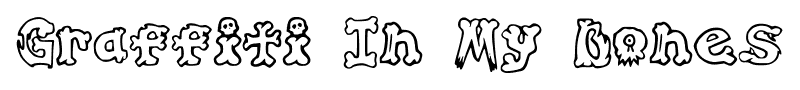 Graffiti In My Bones font