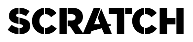 Scratch font