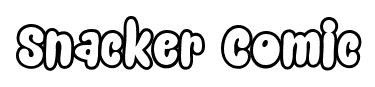 Snacker Comic font