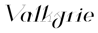 Valkyrie font