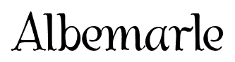 Albemarle font