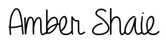 Amber Shaie font