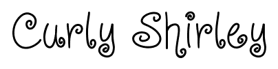 Curly Shirley font