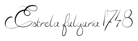 Estrela fulguria 1748 font