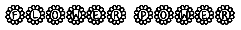 Flower Power font