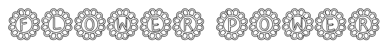 Flower Power font