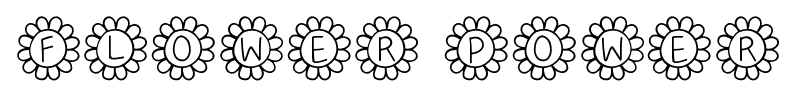 Flower Power font