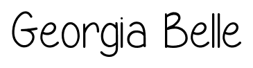 Georgia Belle font