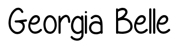 Georgia Belle font