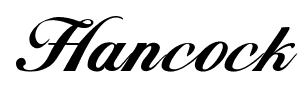 Hancock font