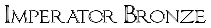 Imperator Bronze font