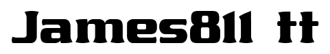 James811 tt font