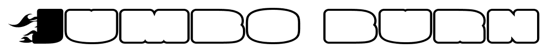 Jumbo burn font