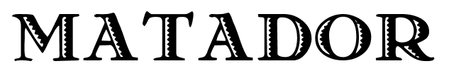 Matador font