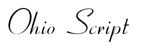 Ohio Script font