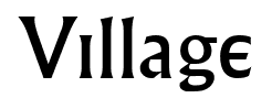 Village font