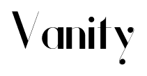 Vanity font