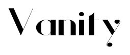 Vanity font