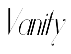 Vanity font