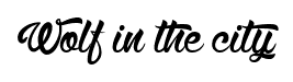 Wolf in the city font