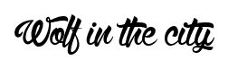 Wolf in the city font