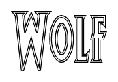Wolf font