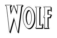 Wolf font