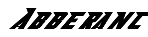 Abberanc font