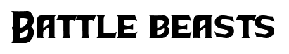 Battle beasts font