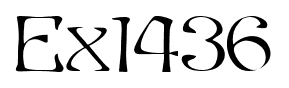 Ex1436 font