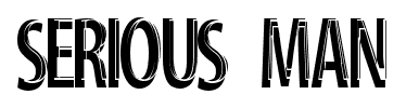 Serious Man font