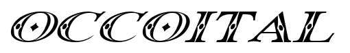 Occoital font