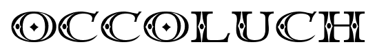 Occoluch font
