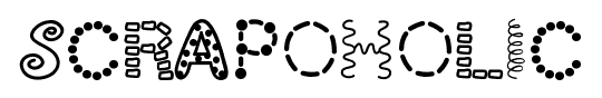 scrapoholic font