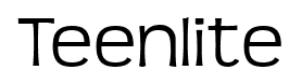 Teenlite font