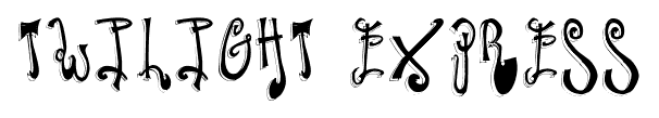 Twilight Express font