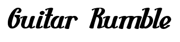 Guitar Rumble font
