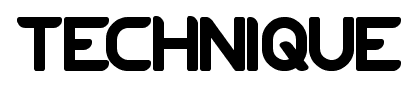 TECHNIQUE font