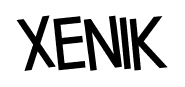 Xenik font